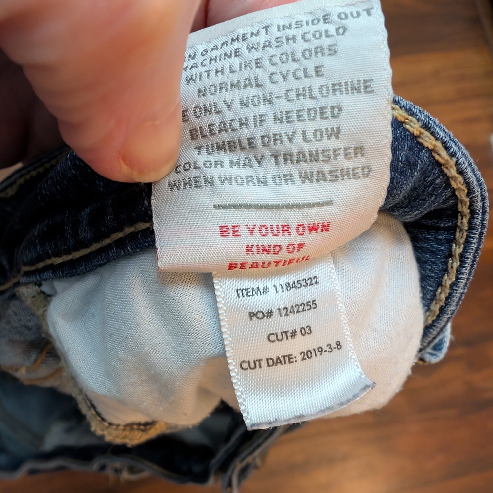 Torrid Women's Ripped Blue Jean Shorts - Picture 5 of 5